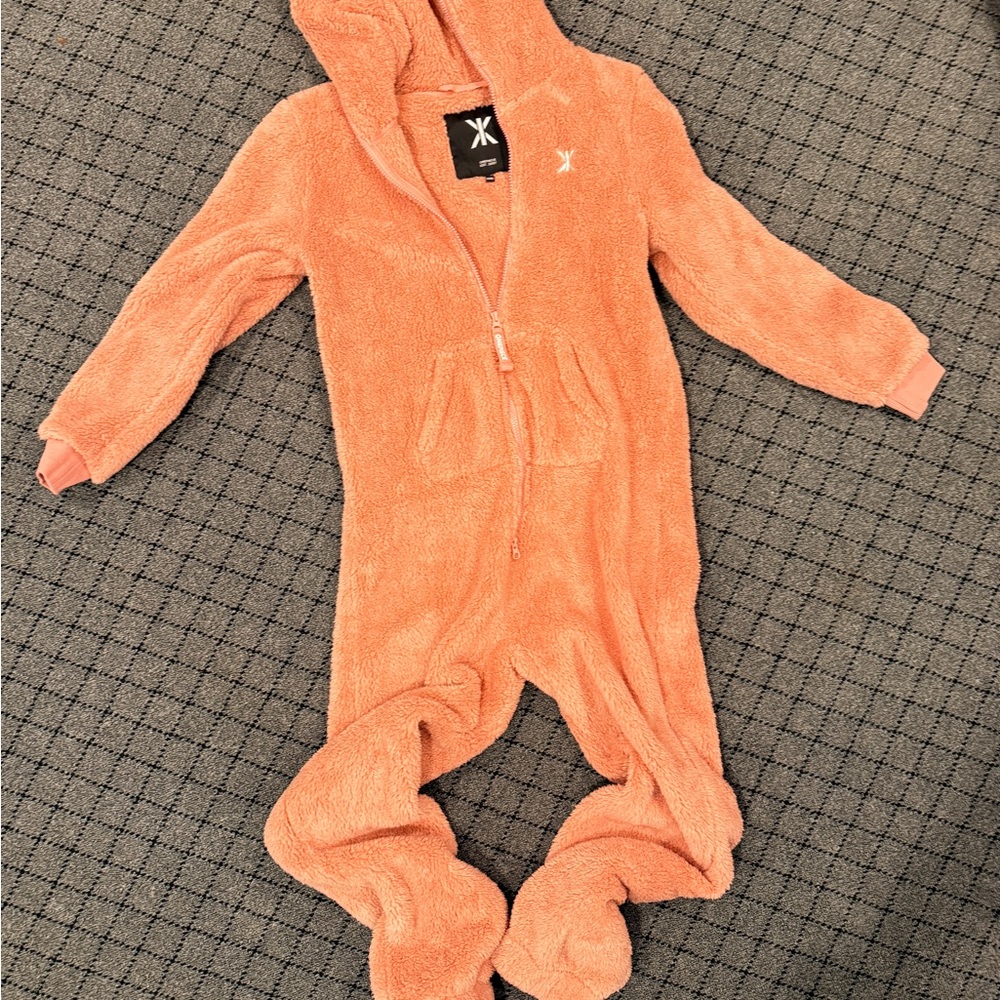 Onepiece.com Cozy pink Hooded Onesie - Picture 3 of 6
